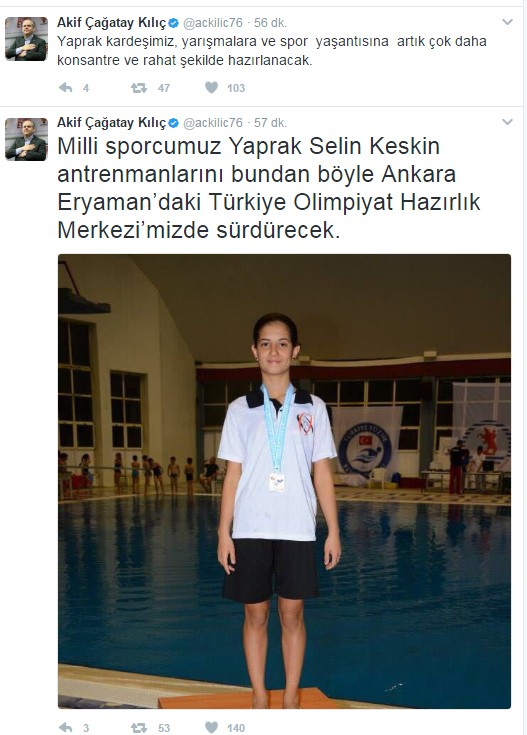 Sünger havuzda antrenman rezaletine bakan Kılıç el attı